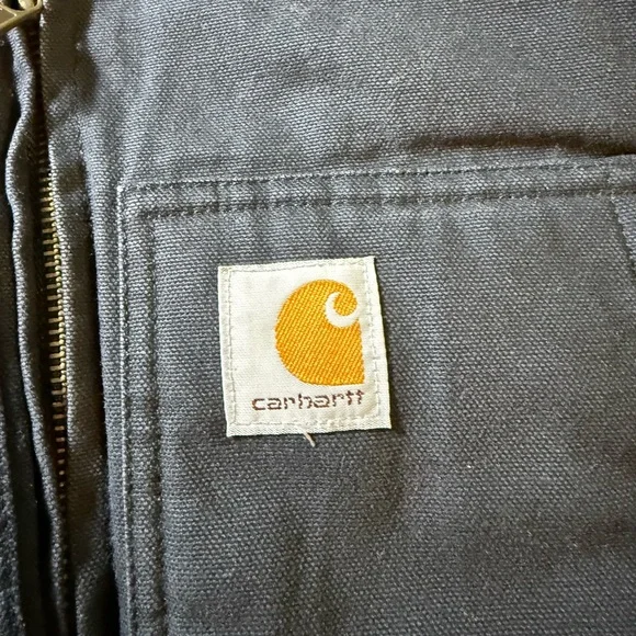 Carhartt Kids Black Jacket with Iconic Orange Patch - Picture 2 of 5